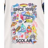 カラフルマーケット柄 袖切替プルオーバー | ScoLar | 詳細画像6