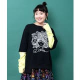 スカラーちゃん 袖バイカラー切替Tシャツ | ScoLar | 詳細画像3