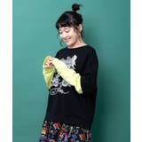 スカラーちゃん 袖バイカラー切替Tシャツ | ScoLar | 詳細画像4