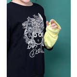 スカラーちゃん 袖バイカラー切替Tシャツ | ScoLar | 詳細画像9