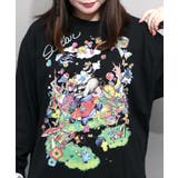 いたずらグミ柄 ロングスリーブTシャツ | ScoLar | 詳細画像9