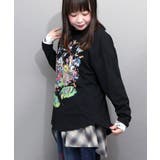いたずらグミ柄 ロングスリーブTシャツ | ScoLar | 詳細画像7