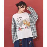 オフホワイト | スカラーちゃん サイドチェック切替プルオーバー | ScoLar
