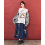 スカラーちゃん サイドチェック切替プルオーバー | ScoLar | 詳細画像1