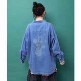 はじけるスカラー缶 デニムシャツ | ScoLar | 詳細画像5