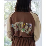 レオパードロゴ 配色ジャージワンピ | ScoLar | 詳細画像10