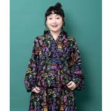 ネオン総柄 ポリワッシャーシャツ | ScoLar | 詳細画像3