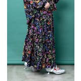 ネオン総柄 ポリワッシャースカート | ScoLar | 詳細画像6
