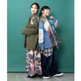 ネコ貴族コラージュ柄 シャツワンピース | ScoLar | 詳細画像9