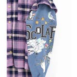レイヤード風 チェック柄袖プリントプルオーバー | ScoLar | 詳細画像17