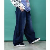 チェック巻きスカート付き 3wayデニムパンツ | ScoLar | 詳細画像13 