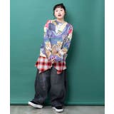 チェック巻きスカート付き 3wayデニムパンツ | ScoLar | 詳細画像15 