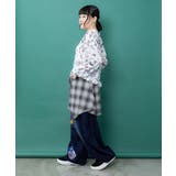 チェック巻きスカート付き 3wayデニムパンツ | ScoLar | 詳細画像2 