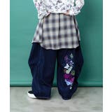 チェック巻きスカート付き 3wayデニムパンツ | ScoLar | 詳細画像3 