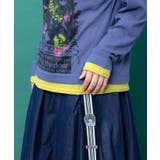 ワイルドネコ柄 レイヤード風配色プルオーバー | ScoLar | 詳細画像7