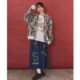 スカラーガール コラージュ柄パーカー | ScoLar | 詳細画像1