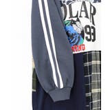 ロゴ×チェック パッチワーク風アシメワンピース | ScoLar | 詳細画像18