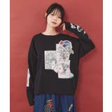 ワッペン風アップリケ刺繍Tシャツ | ScoLar | 詳細画像2