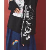ワッペン風アップリケ刺繍Tシャツ | ScoLar | 詳細画像8