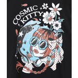 惑星ガールと宇宙ネコ柄Tシャツ | ScoLar | 詳細画像14