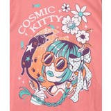 惑星ガールと宇宙ネコ柄Tシャツ | ScoLar | 詳細画像16