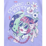 惑星ガールと宇宙ネコ柄Tシャツ | ScoLar | 詳細画像18