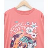 惑星ガールと宇宙ネコ柄Tシャツ | ScoLar | 詳細画像19