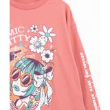 惑星ガールと宇宙ネコ柄Tシャツ | ScoLar | 詳細画像20