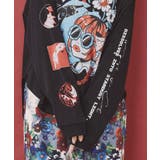 惑星ガールと宇宙ネコ柄Tシャツ | ScoLar | 詳細画像7