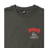 NYAOS柄メッシュ切替Tシャツ | ScoLar | 詳細画像12 