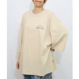 アイボリー | 覇璃帝飯店ケミカル加工8分袖Tシャツ | ScoLar