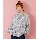 オフホワイト | パリティー妖怪柄シャツ | ScoLar