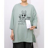 グリーン | 虚無ストアでお買い物柄 Tシャツ | ScoLar