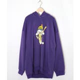 パープル | YORIMISHIフーデッドプルオーバー | ScoLar