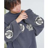 抜染Parity和柄裏毛プルオーバー | ScoLar | 詳細画像6 