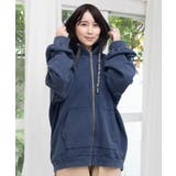 落書き風裏毛スノーウォッシュパーカー | ScoLar | 詳細画像2