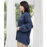 落書き風裏毛スノーウォッシュパーカー | ScoLar | 詳細画像4