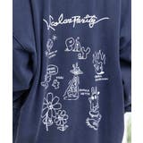 落書き風裏毛スノーウォッシュパーカー | ScoLar | 詳細画像7