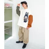 冬支度もけラビル配色プルオーバー | ScoLar | 詳細画像1 