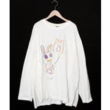 オフホワイト | 組体操クマうさぎ刺繍プルオーバー | ScoLar