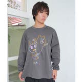 チャコールグレー | 組体操クマうさぎ刺繍プルオーバー | ScoLar