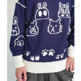 リバーシブルドット絵柄ニットプルオーバー | ScoLar | 詳細画像12 