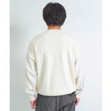 リバーシブルドット絵柄ニットプルオーバー | ScoLar | 詳細画像4 