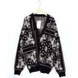 バンダナ柄ジャガードカーディガン | ScoLar | 詳細画像9