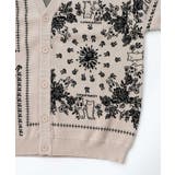 バンダナ柄ジャガードカーディガン | ScoLar | 詳細画像13