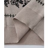 バンダナ柄ジャガードカーディガン | ScoLar | 詳細画像14