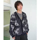 バンダナ柄ジャガードカーディガン | ScoLar | 詳細画像2