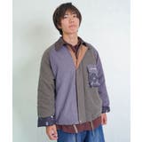 異素材使いの配色切替 中綿キルトジャケット | ScoLar | 詳細画像2 