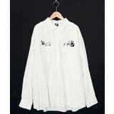 アイボリー | ひょっこりParity刺繍のストライプシャツ | ScoLar