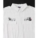 ひょっこりParity刺繍のストライプシャツ | ScoLar | 詳細画像19 